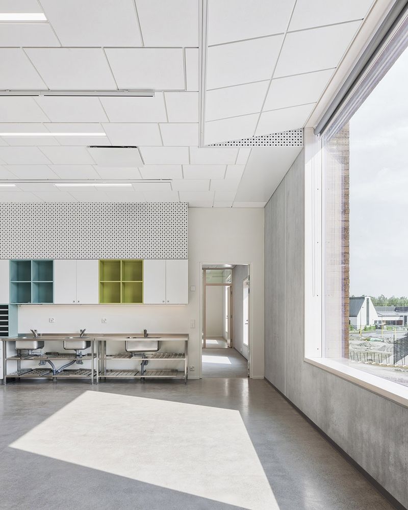 芬兰 Sipoonlahti 学校扩建 | 学习村式的自主学习环境
