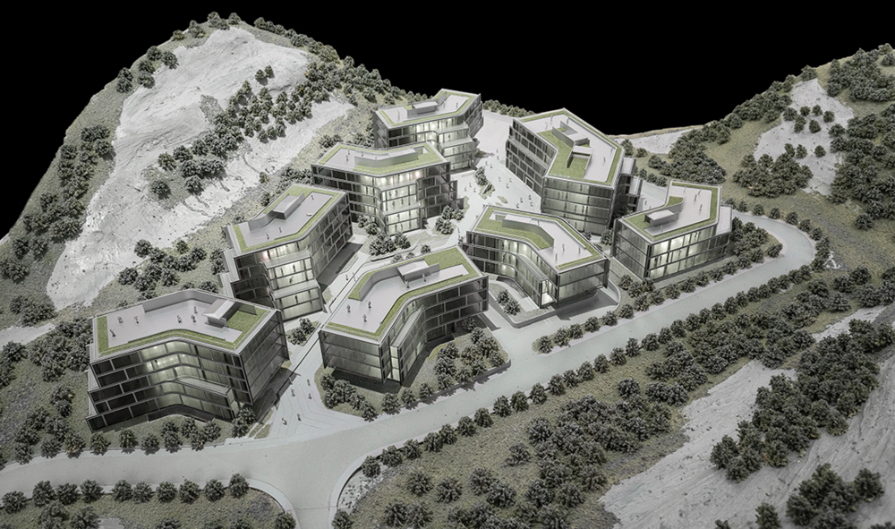 中标在建方案｜Y型山谷聚落｜杭州西投凤凰谷文创总部园区｜孟凡浩-line+建筑事务所
