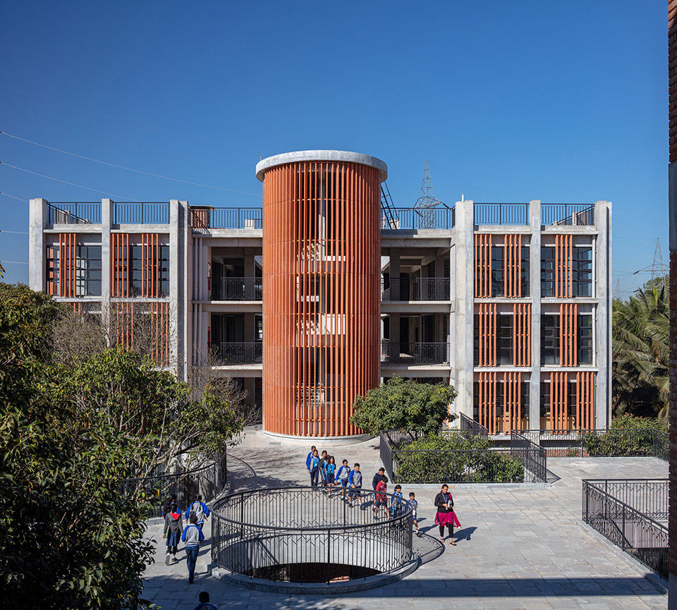 班加罗尔管理学院 | 自然与建筑的有机对话