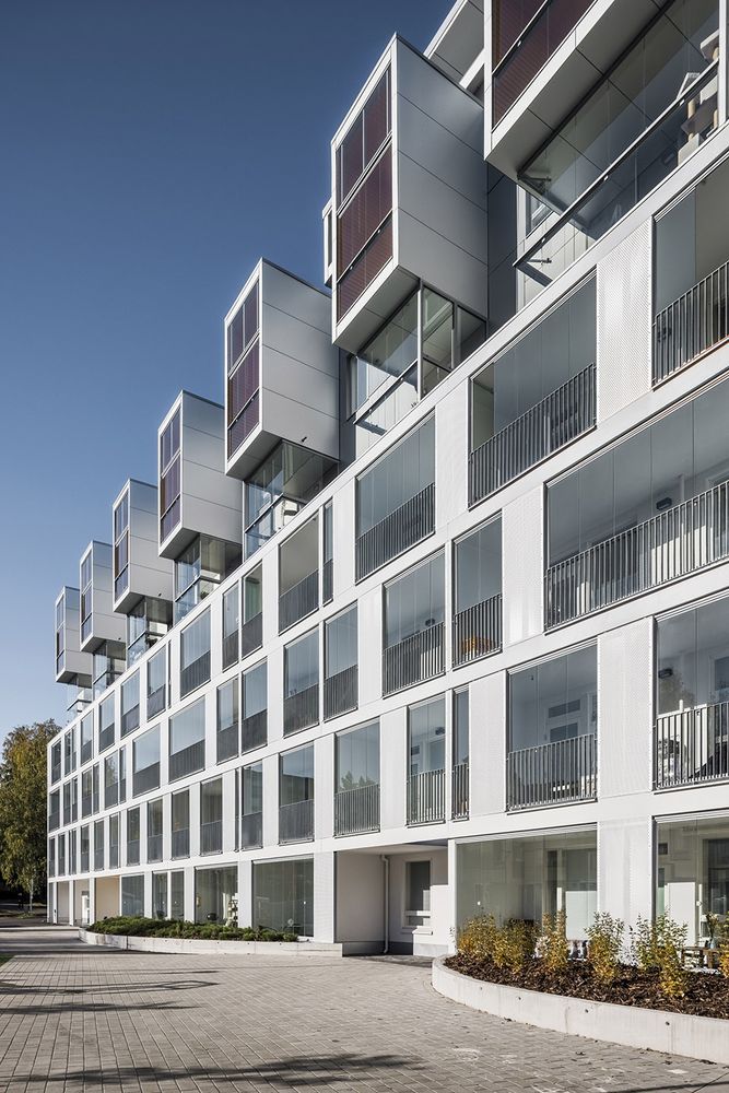 Pyhätunturintie 2 公共住宅 | 赫尔辛基的现代建筑新坐标