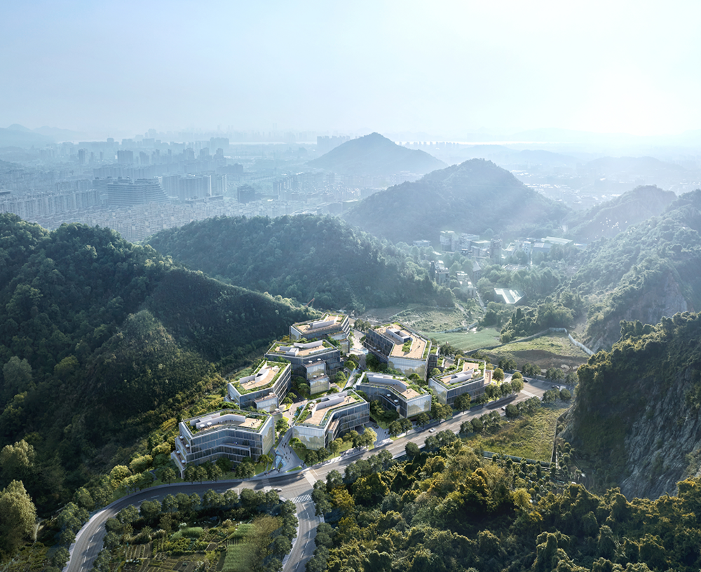 中标在建方案｜Y型山谷聚落｜杭州西投凤凰谷文创总部园区｜孟凡浩-line+建筑事务所