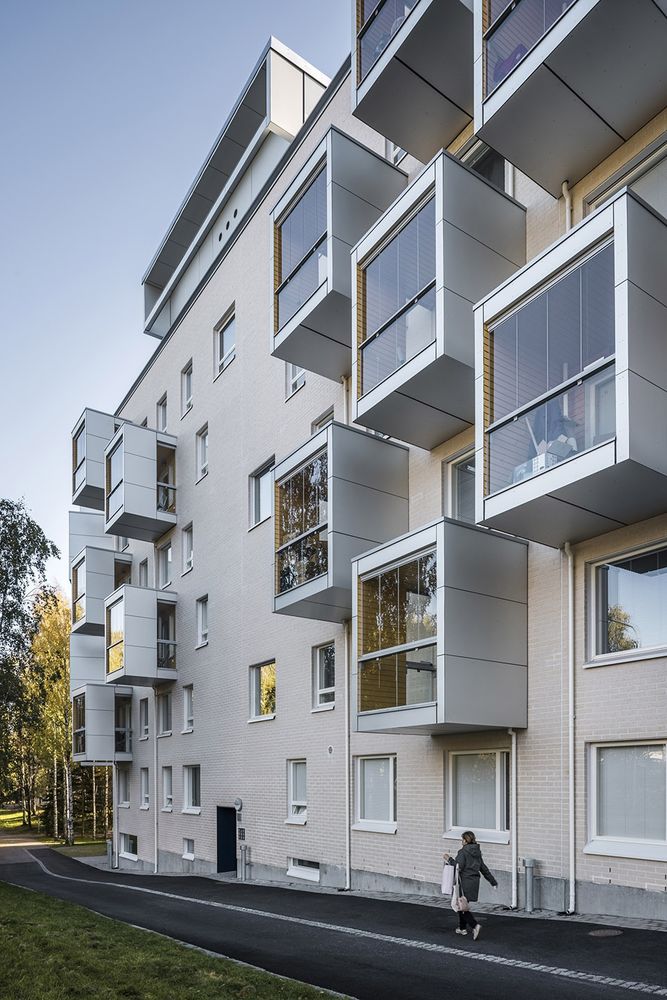 Pyhätunturintie 2 公共住宅 | 赫尔辛基的现代建筑新坐标