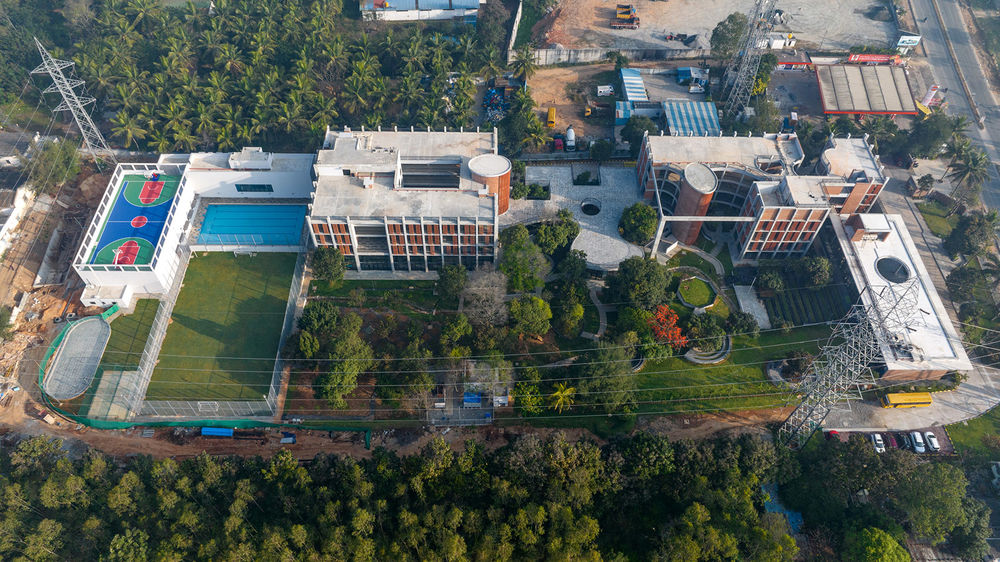 班加罗尔管理学院 | 自然与建筑的有机对话