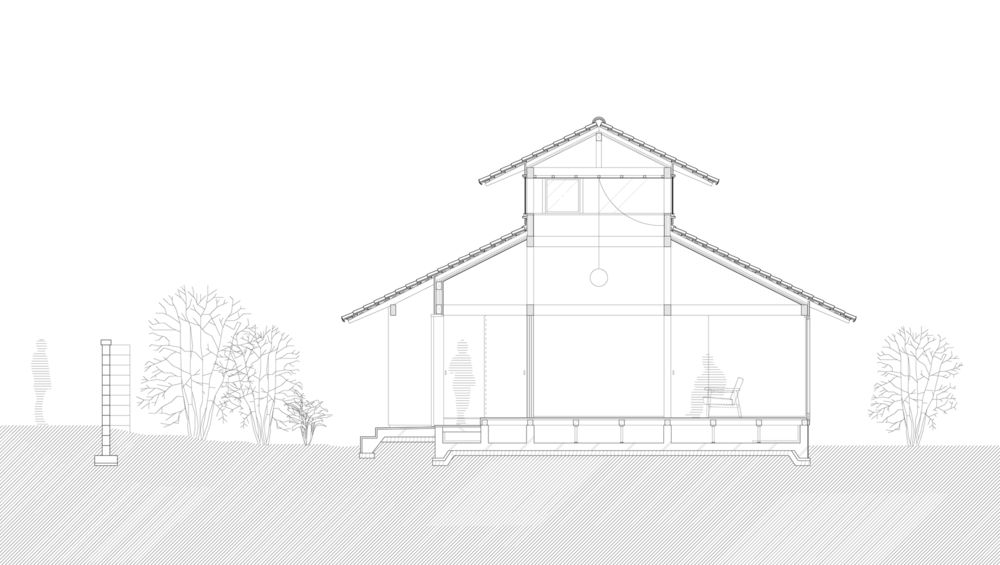 House in Matsubase | 废墟中的私密光庭