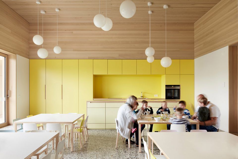 奥地利 Entenbach 幼儿园 | 木结构被动房，Bernardo Bader Architekten 设计