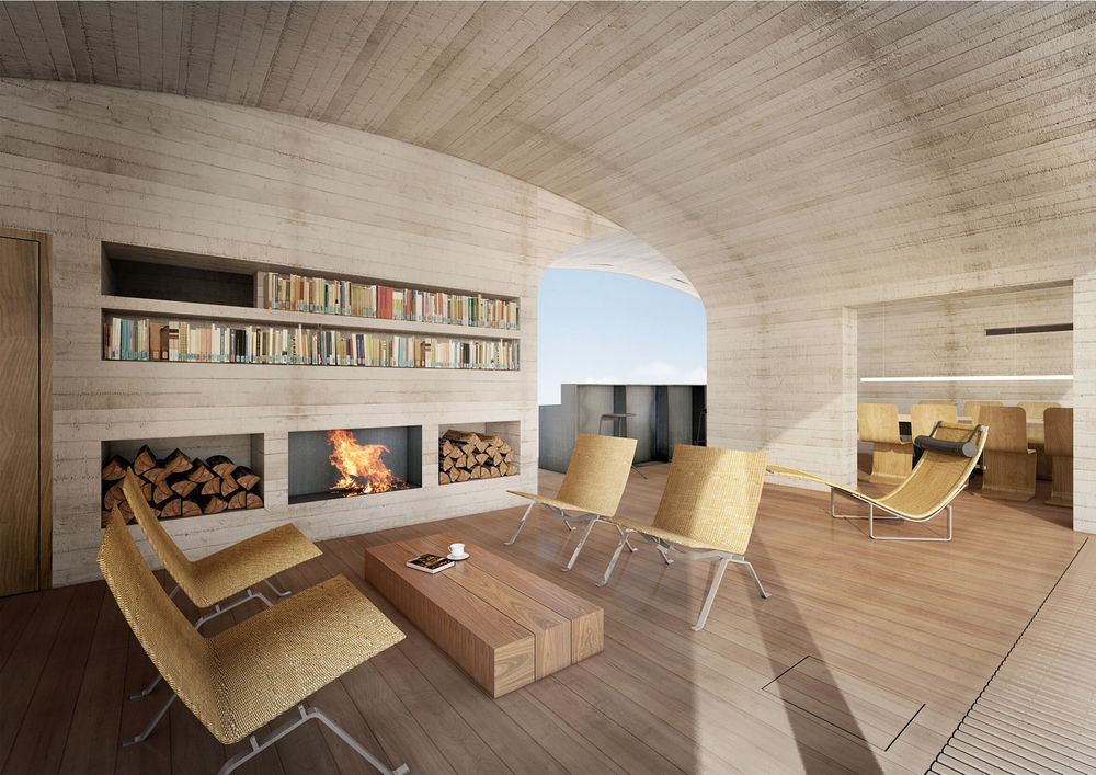 融合历史元素的现代住宅设计——捷克 Prague 的 Vaulting House