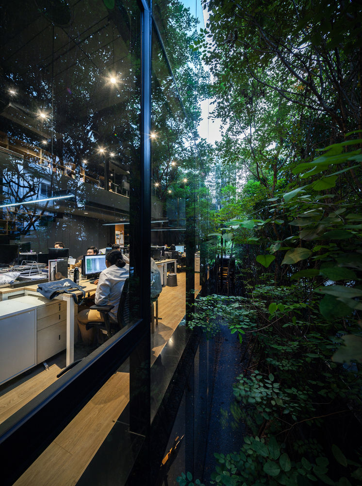 曼谷 IDIN Architects 办公室——绿色创意空间