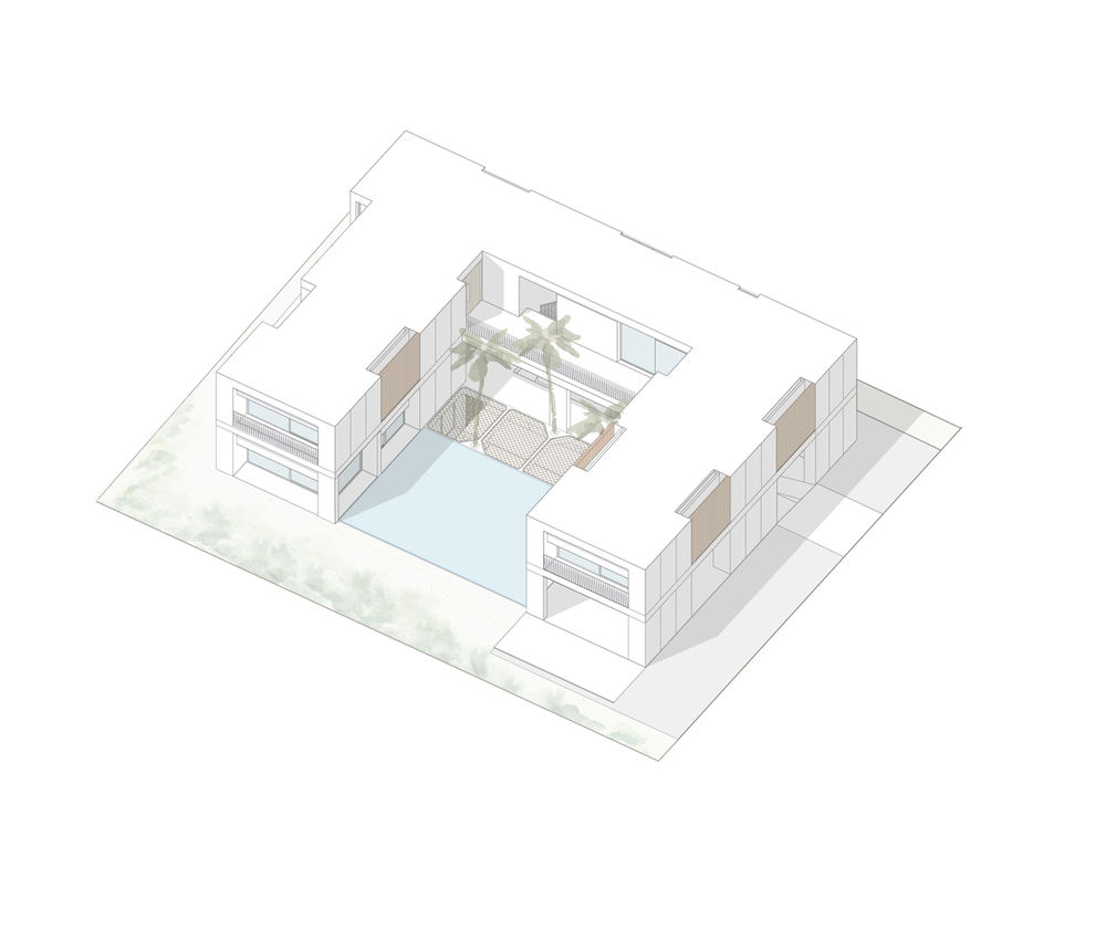 共享生活绿意盎然的cohousing住宅