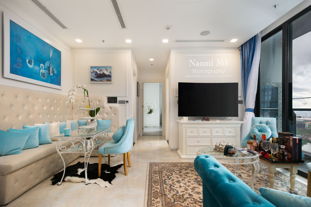 2018 年完成的 Vinhomes Golden River 公寓室内设计