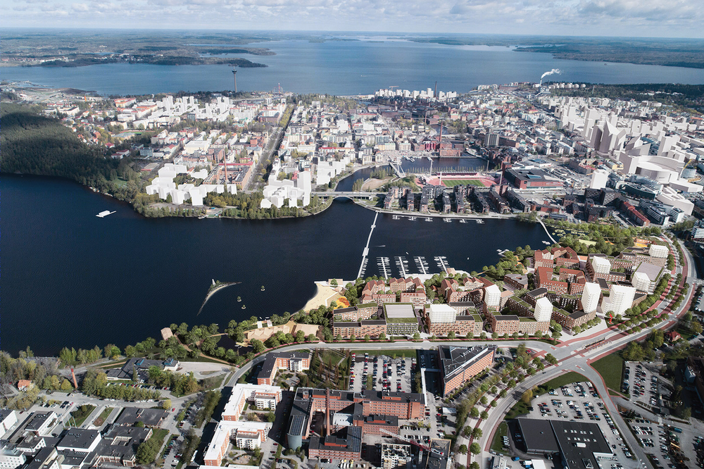 芬兰坦佩雷 Viinikanlahti 新区总体规划 | 工业区变市中心