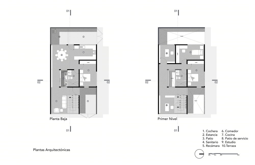 墨西哥 Melón House 别墅 | 生活与工作的亲密空间