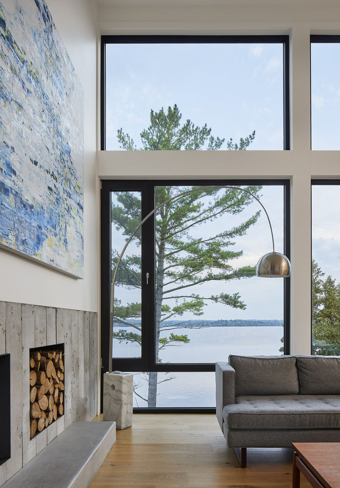 Sturgeon Lake House——嵌入山体的别墅设计