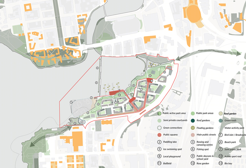 芬兰坦佩雷 Viinikanlahti 新区总体规划 | 工业区变市中心