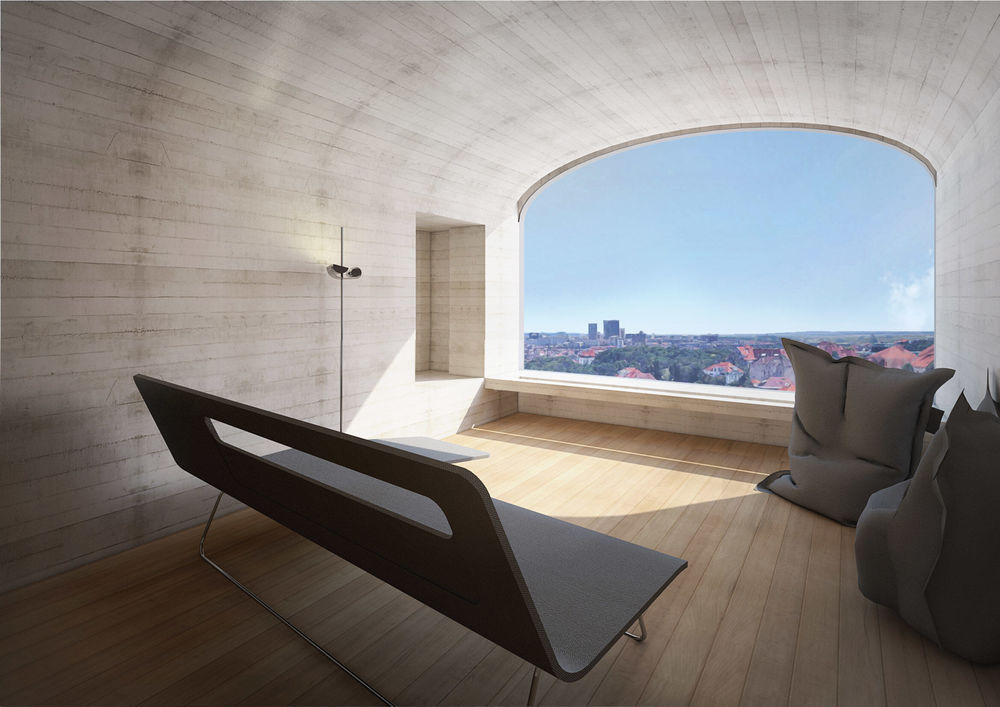融合历史元素的现代住宅设计——捷克 Prague 的 Vaulting House