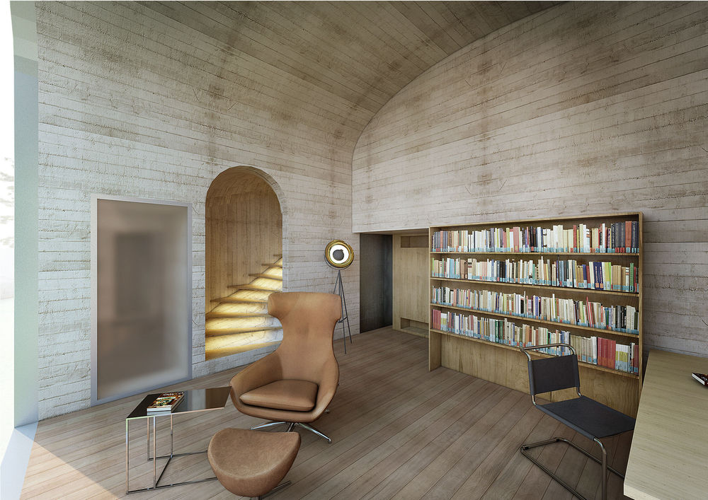 融合历史元素的现代住宅设计——捷克 Prague 的 Vaulting House