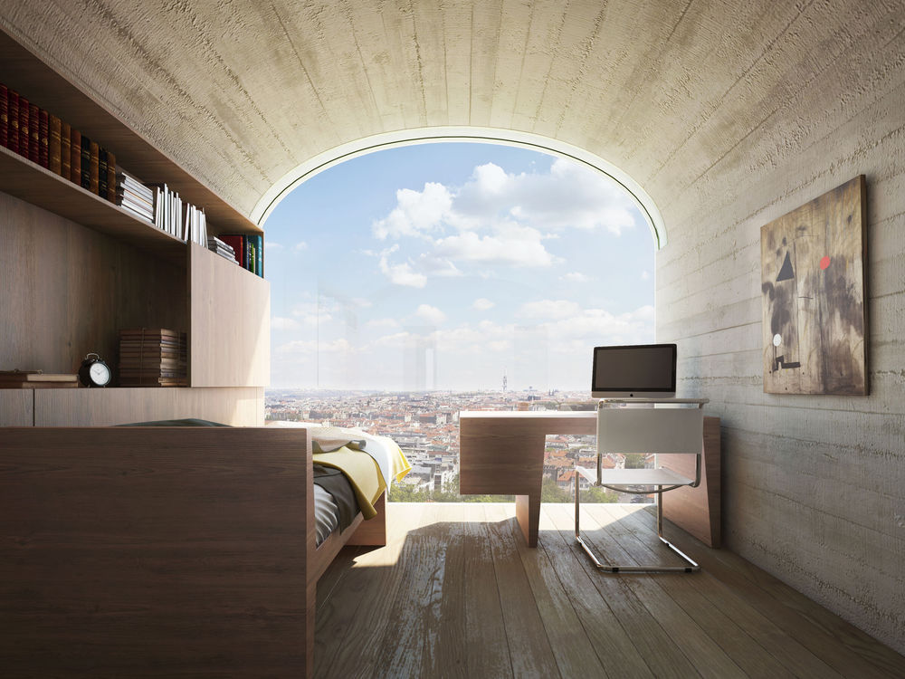 融合历史元素的现代住宅设计——捷克 Prague 的 Vaulting House