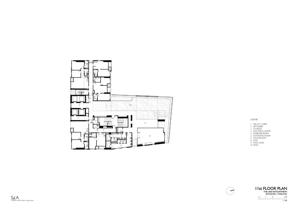 曼谷城市生活新地标——The Line Ratchathewi 公寓建筑