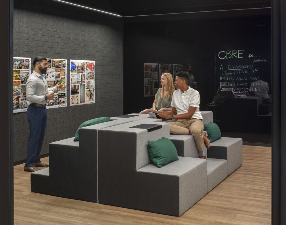 CBRE Atlanta 办公室-- 共享空间的人性体验