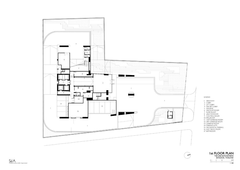 曼谷城市生活新地标——The Line Ratchathewi 公寓建筑