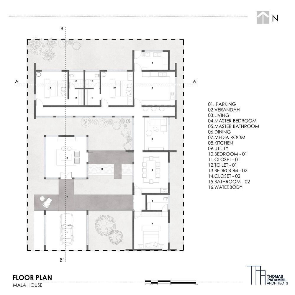绿意环绕的现代乡村住宅——Mala House