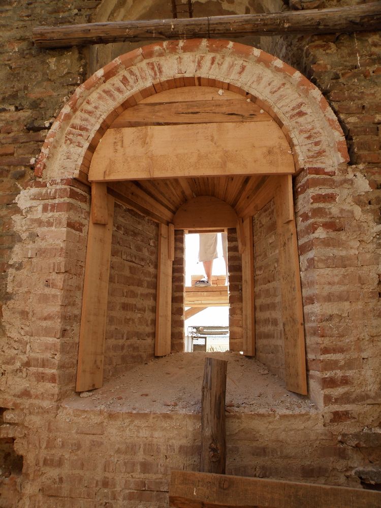 The Restoration of the Monastery Church Maxineni