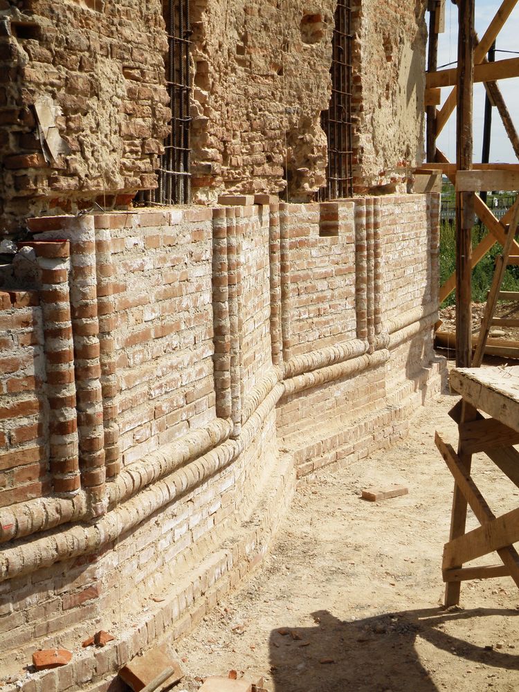 The Restoration of the Monastery Church Maxineni