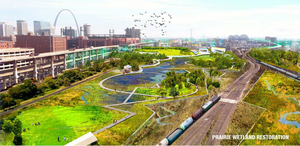 圣路易斯绿道规划 | 连接城市断裂带的生态经济方案