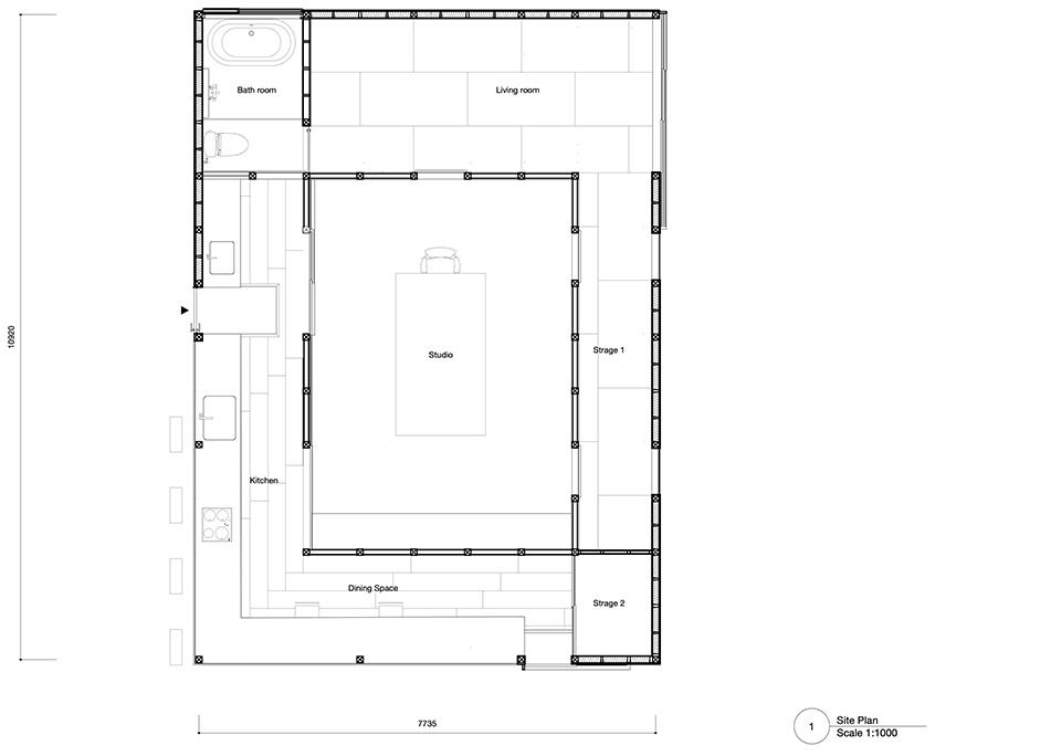 Arai mise工作室，日本 / kurosawa kawara-ten Architect
