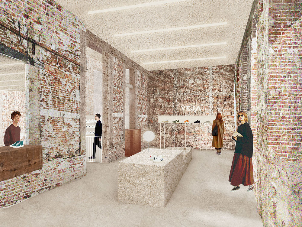 Veja鞋店，马德里 / Plantea Estudio