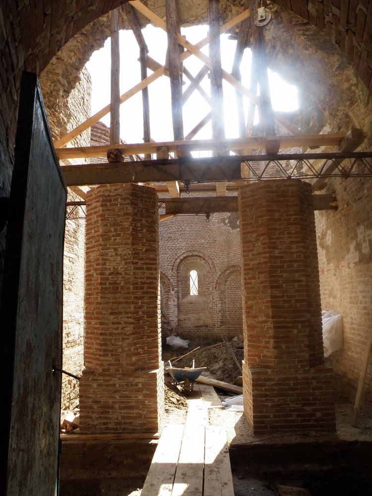 The Restoration of the Monastery Church Maxineni