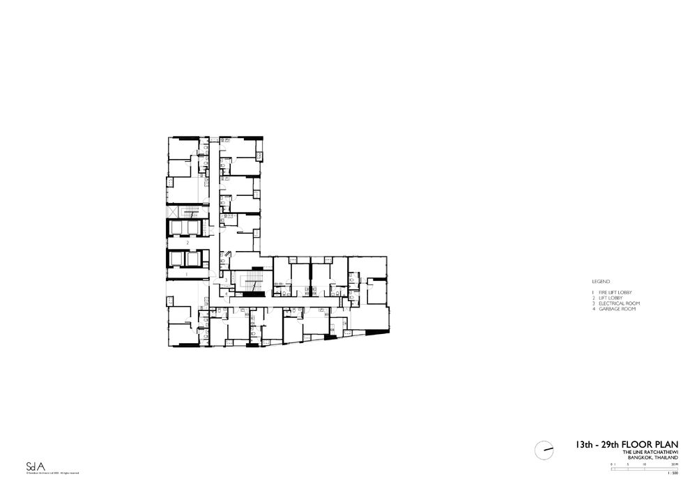 曼谷城市生活新地标——The Line Ratchathewi 公寓建筑
