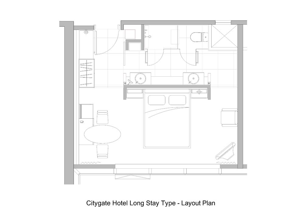酒店丨Citygate Hotel Long Stay Type 梁志天