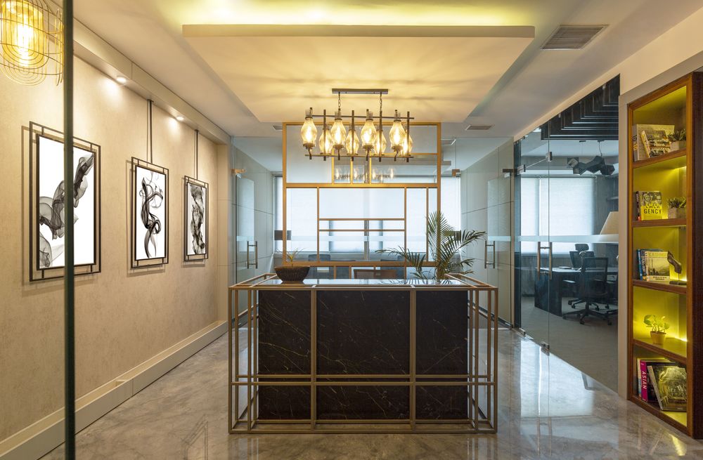 优雅 Art Deco 风格打造现代办公空间