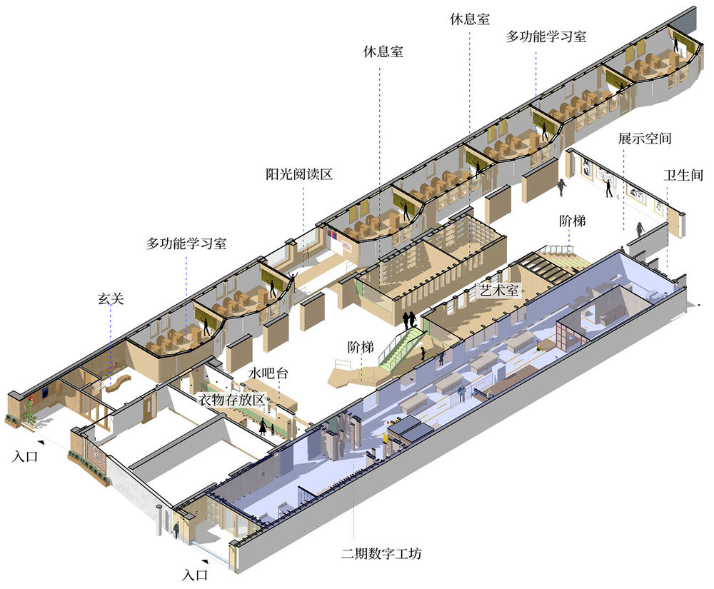 上海闵行松鼠与大山自然社区建筑改造更新 / 派对朋友的飞船