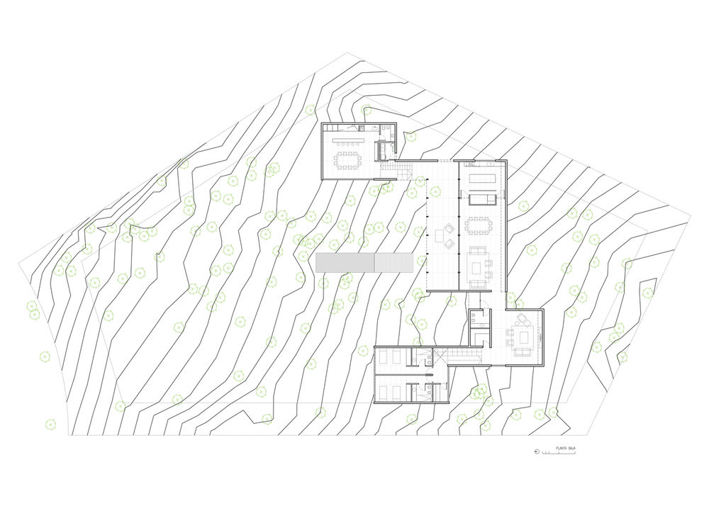阿根廷丛林中的自然住宅