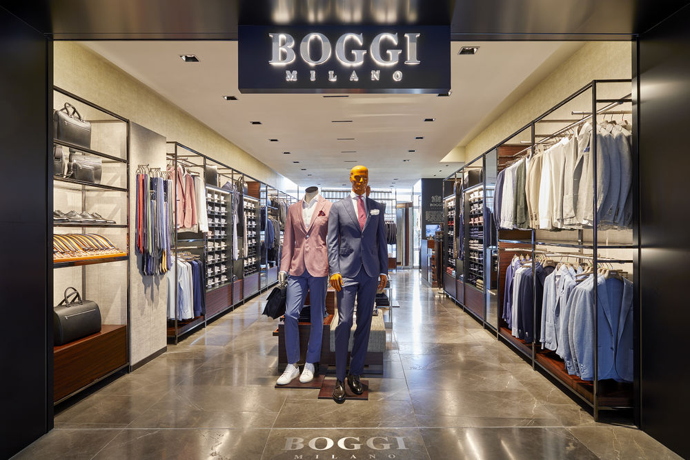米兰经典时尚品牌 Boggi Milano 亚洲门店设计
