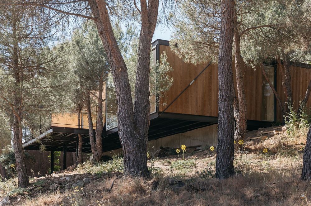 Fresnos House | 西班牙马德里的绿色山丘仙境