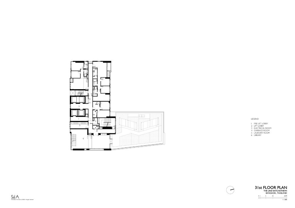 曼谷城市生活新地标——The Line Ratchathewi 公寓建筑