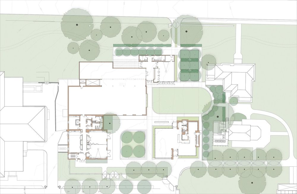 frick博物馆访客中心 the frick museum visitor center by siteworks studio