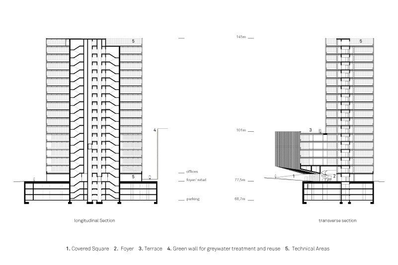 TERNULLOMELO ARCHITECTS丨办公建筑丨Torre da Cidade