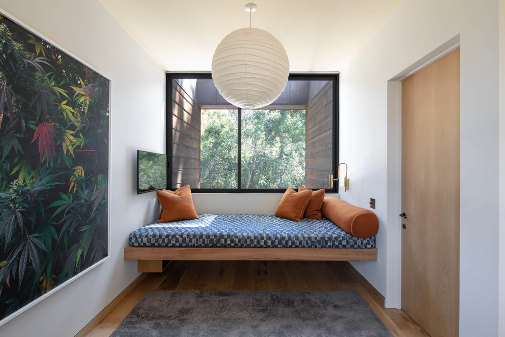 加州风情，寓自然于室的 Rustic Canyon Residence