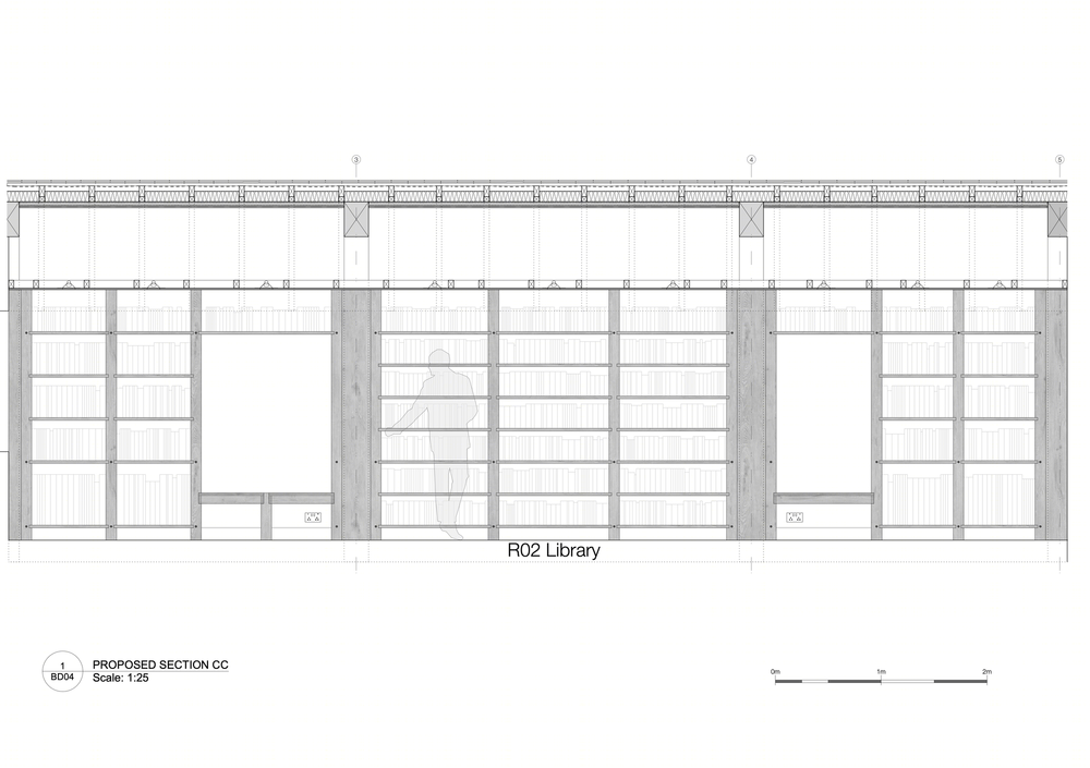 Crawshaw Architects 打造乡村图书馆，从牛棚到知识的华丽蜕变