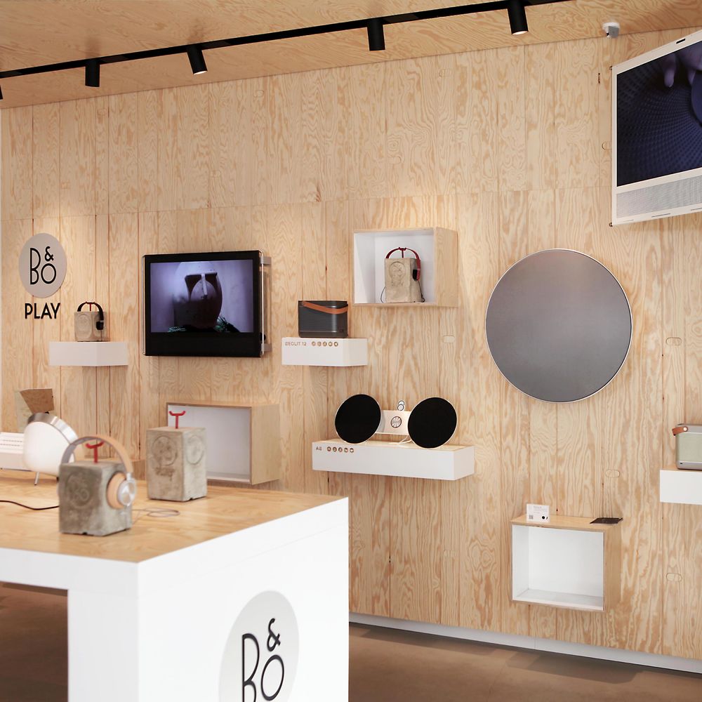 B&O PLAY 零售概念店——原木与高科技的碰撞