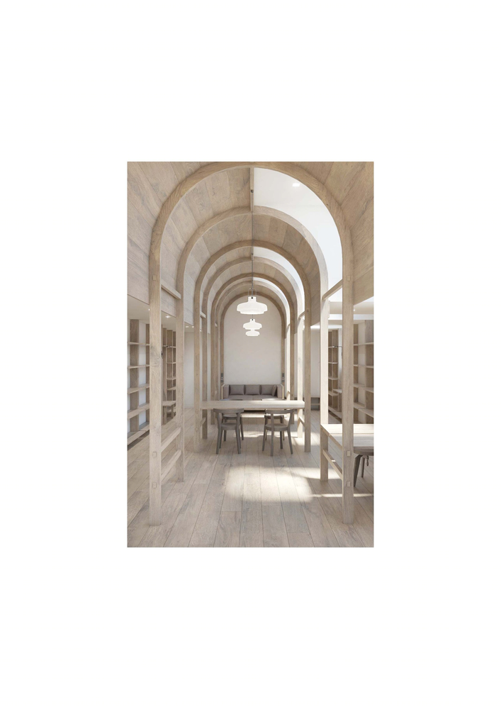 Crawshaw Architects 打造乡村图书馆，从牛棚到知识的华丽蜕变