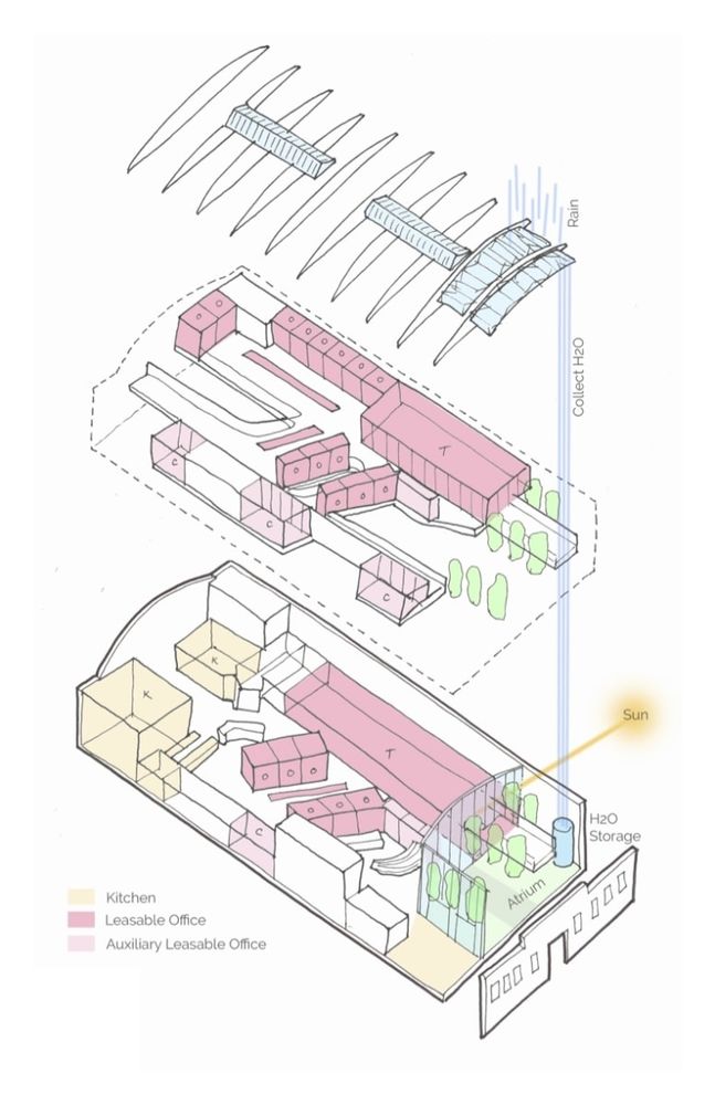 moss Design 打造芝加哥美食共享办公空间