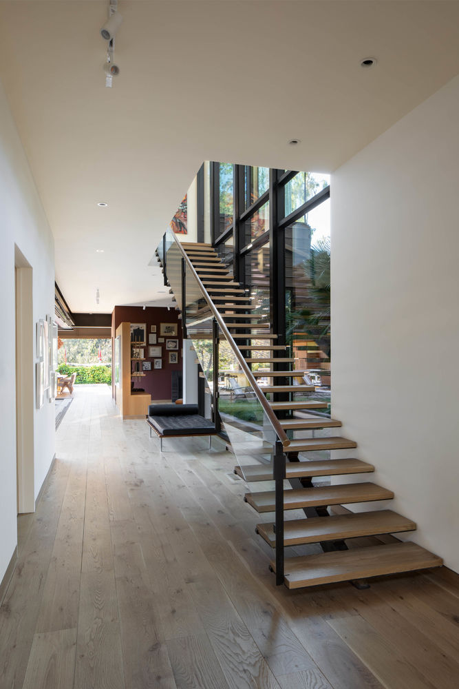 加州风情，寓自然于室的 Rustic Canyon Residence