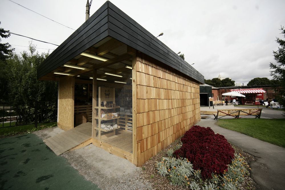2012 年莫斯科 Garage 艺术书店 | 木质结构的艺术展示空间