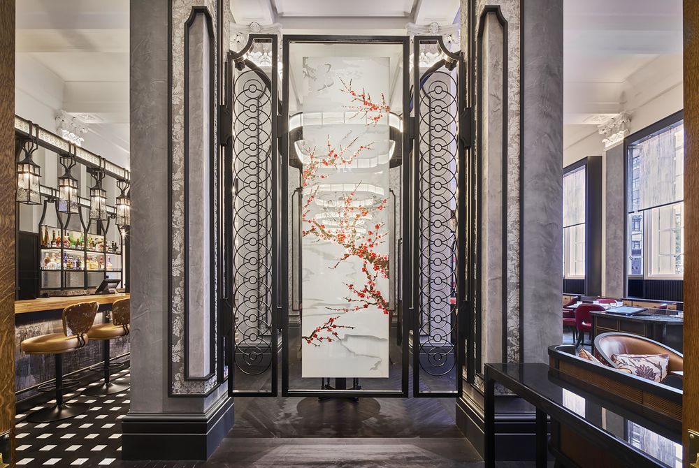 伦敦四季酒店“MEI UME”餐厅 | 东方美学融入历史建筑