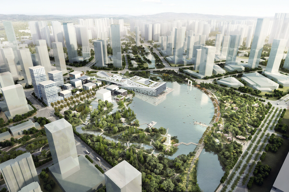 杭州余杭大剧院——绿色人文的城市新地标