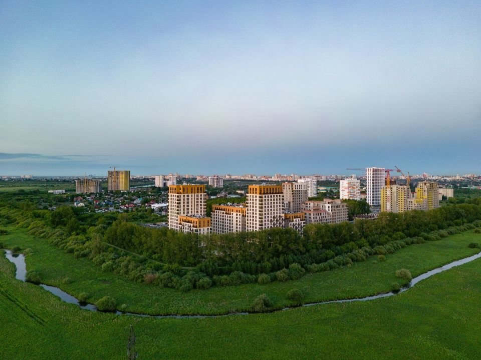 俄罗斯住宅区雨水花园 | 环保与舒适的完美结合